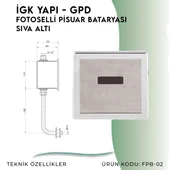 İGK YAPI - GPD Fotoselli Pisuvar Bataryası (Sıva Altı)  (FPB02) thumbnail 4