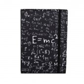 Toptan Defter 30 Adet Einstein Siyah Yapraklı Küçük Boy Defter - 3