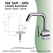 İGK YAPI - GPD Frezia Lavabo Bataryası  (MLB100) thumbnail 4