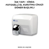 İGK YAPI - XinDa Fotoselli Döner Başlıklı El Kurutma Makinesi (GSQ250B) thumbnail 2