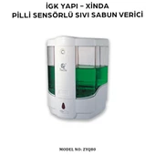İGK YAPI - XinDa Fotoselli Sıvı Sabun Dispanseri (ZYQ80) - 2