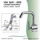 İGK YAPI - GPD Frezia Lavabo Bataryası  (MLB100) thumbnail 5