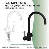 İGK YAPI - GPD Espina Arıtma Çıkışlı Eviye Bataryası  ( MAR70-S) thumbnail 4