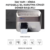 İGK YAPI - XinDa Fotoselli Döner Başlıklı El Kurutma Makinesi (GSQ250B) thumbnail 6