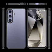 Galaxy S25 Kılıf Kamera Korumalı Şeffaf Arka Yüzey Zore New Roll Kapak thumbnail 8