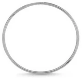 HALKA ALYANS METAL 6 CM GÜMÜŞ 25 ADET - 1