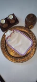 EKER-MOR BİYELİ HIZLIGİY KESE SETİ-2 ADET KESE-Lastikli Kese-Banyo ve Duş Kesesi-Doğal Özel Dokuma - 9