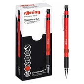 Rotring Visumax Versatil Kalem 0.7 Mm – Kırmızı - 4