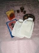 EKER-KONFOR HIZLIGİY KESE-Lastikli Kese- Banyo ve Duş Kesesi-Doğal Özel Dokuma-Standart Kese - 8