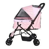 Zampa Nova Kedi ve Köpek Arabası Pembe 52x76.5x95 Cm - 1