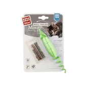 Gigwi Fare Şeklinde Catnipli Plastik Kedi Oyuncağı 16 Cm Yeşil - 1