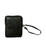 4'lü Makyaj Organizeri Kozmetik Çanta Seti & 3'lü Makyaj Süngeri - Siyah - 10