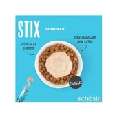 Schesir Cat Stick Somonlu Sıvı Kedi Ödül Maması 6 Adet 15 Gr - 3