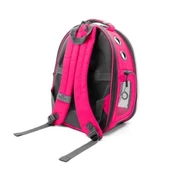 Cattie Fileli Kedi ve Küçük Irk Köpek Taşıma Sırt Çantası Pembe 25x60x40 Cm - 3