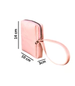 Çanta İçi Hijyenik Ped Tampon Saklama Taşıma Çantası - 222 Açık Pembe - 3