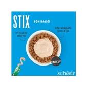 Schesir Cat Stick Ton Balıklı Sıvı Kedi Ödül Maması 6 Adet 15 Gr - 3