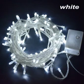 TAYFUN 10 METRE LED IŞIK BEYAZ LED IŞIK PARTİ,DOĞUM GÜNÜ,SÜNNET, YILBAŞI AĞACI SÜSLEME - 1