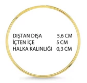 HALKA ALYANS METAL 5 CM ALTIN 25 ADET thumbnail 5
