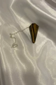 Kaplangözü Doğaltaş Pandül Sarkaç Doğaltaş Kaplangözü 4cm Temizleme Palosanto - 6