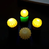 VIP KALİTE LED IŞIKLI MUM 6 ADET YILBAŞI NOEL MUMU  PİLLİ GÜN IŞIĞI MUM 6 YILBAŞI MUMU SÜSLERİ thumbnail 5