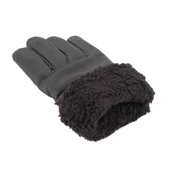 Erkek Deri Eldiven - İçi Peluşlu - Savex - Siyah - 137-A - 3