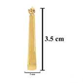 BZ Altın Kaplama Uzun Kadın Küpe UNK-745 - 3