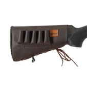 Deri Dipçik Fişekliği - Savage - Kahve - 5'li thumbnail 2