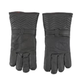 Erkek Deri Eldiven - İçi Peluşlu - Savex - Siyah - 137-F - 1