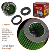 Hko Hava Filtresi 2 Aparat Krom Yesil - 2