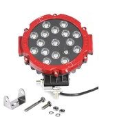 Hko Off Road Çalısma Lambası Yuv.17 Led 10-30V 17X17X4Cm Kırmızı Çerçeve - 2