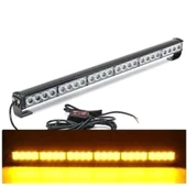 Hko Off Road Tepe Lambası 9 Modlu 65Cm 24Led 12-24V Turuncu - 3