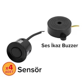 Hko Park Sensörü Ses İkazlı Bibbib E20 Siyah Sensör - 3