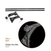 Hko Bagaj Sörf Oluklu Demir Ayak 136X3Cm Siyah 2 Li Set - 3