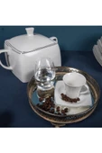 Güral Porselen Carolıne 85 Parça Kare Bone Yemek Takımı - 5906 - 4