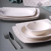 Güral Porselen Caroline 54 Parça 12 Kişilik Yemek Takımı - 5993 - 4