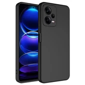 Xiaomi Redmi Note 12 5G Kılıf Lansman İçi Kadife Kamera Korumalı Mara Silikon Kılıf - 1