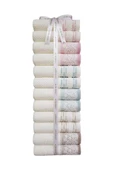 Evony Bronie Havlu 12 Adet - Mint Bej Pudra - 1