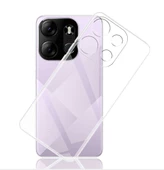 Nevarium Tecno Spark Go 2023 Uyumlu Kılıf Lüx Şeffaf Kamera Korumalı Silikon Kılıf thumbnail 3