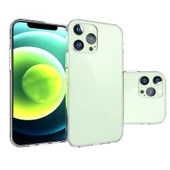 Nevarium Apple iPhone 15 Pro Uyumlu Kılıf Lüx Şeffaf Kamera Korumalı Silikon Kılıf thumbnail 1