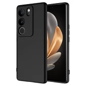 Nevarium Vivo V29 5G Uyumlu Kılıf Lansman İçi Kadife Kamera Korumalı Mara Silikon Kılıf - 1