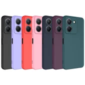 Nevarium Vivo Y36 4G Uyumlu Kılıf Lansman İçi Kadife Kamera Korumalı Mara Silikon Kılıf - 2