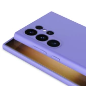 Nevarium Samsung Galaxy S24 Ultra Uyumlu Kılıf Lansman İçi Kadife Kamera Korumalı Mara Silikon Kılıf thumbnail 2