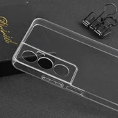 Nevarium Realme C65 4G Uyumlu Kılıf Lüx Şeffaf Kamera Korumalı Silikon Kılıf thumbnail 2