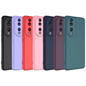 Nevarium Huawei Honor 90 Uyumlu Kılıf Lansman İçi Kadife Kamera Korumalı Mara Silikon Kılıf thumbnail 2