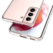 Nevarium Samsung Galaxy S23 Uyumlu Kılıf Lüx Şeffaf Kamera Korumalı Silikon Kılıf thumbnail 3