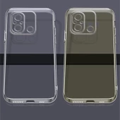 Nevarium Xiaomi Redmi 12C Uyumlu Kılıf Lüx Şeffaf Kamera Korumalı Silikon Kılıf thumbnail 2