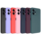 Nevarium Xiaomi Redmi Note 12 Pro 5G Uyumlu Kılıf Lansman İçi Kadife Kamera Korumalı Mara Silikon Kılıf thumbnail 2