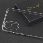 Nevarium Oppo A38 Uyumlu Kılıf Lüx Şeffaf Kamera Korumalı Silikon Kılıf thumbnail 3