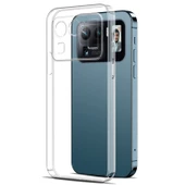 Nevarium Xiaomi Mi 11 Ultra Uyumlu Kılıf Lüx Şeffaf Kamera Korumalı Silikon Kılıf thumbnail 1