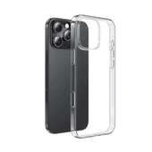 Nevarium Apple iPhone 16 Pro Max Uyumlu Kılıf Lüx Şeffaf Kamera Korumalı Silikon Kılıf - 1